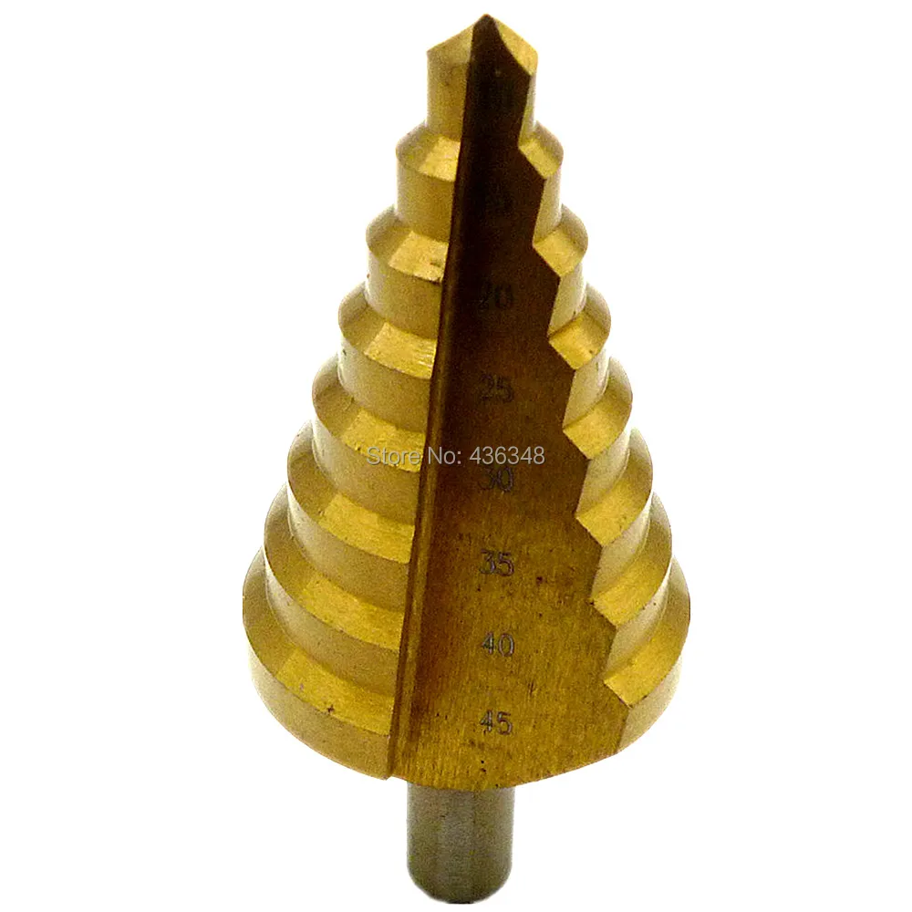 Hss Multiple Hole Step Drill Bit Tools Steel Wood Pvc Cutter Titanium