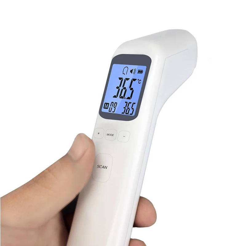 pr+mise Muti-fuction Medical Baby/Adult Digital Thermometer Infrared Forehead Body Thermometer Gun Non-contact