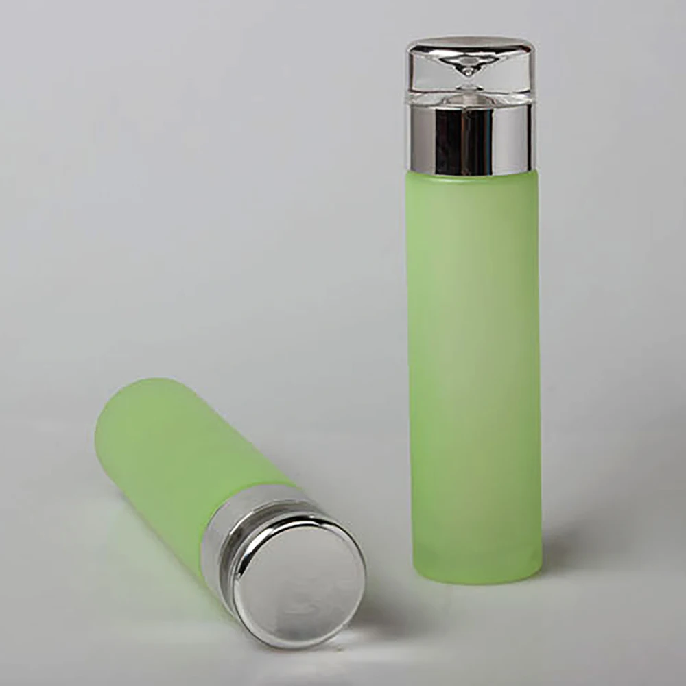 Оптовая продажа зеленый матовый бутылочка с пульверизатором для парфюма 80 мл масло-спрей стеклянная бутылка, BB косметический образец