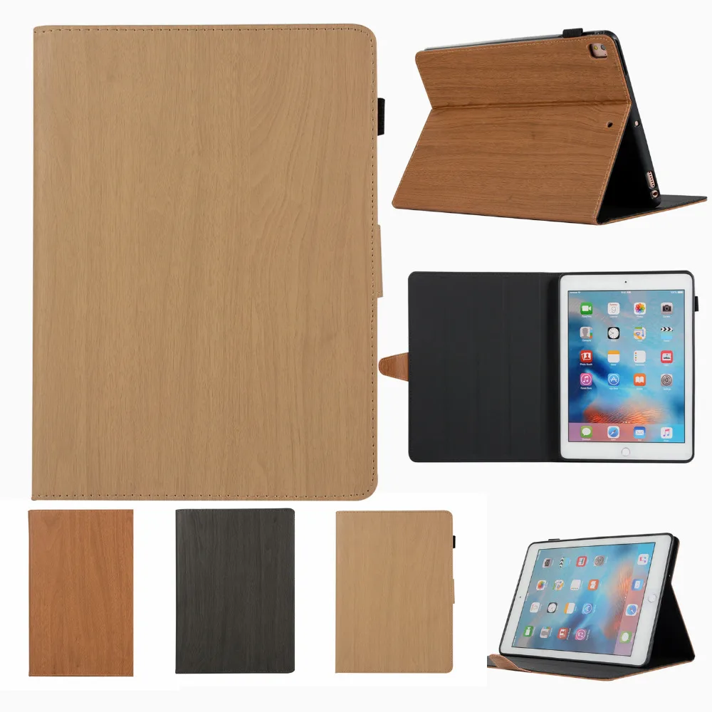 

leather case For iPad mini 1 2 3 4 Wooden PU Leather Tablet Cover Stand Cases for Apple Protective Shell for ipad mini 4 3 2 1