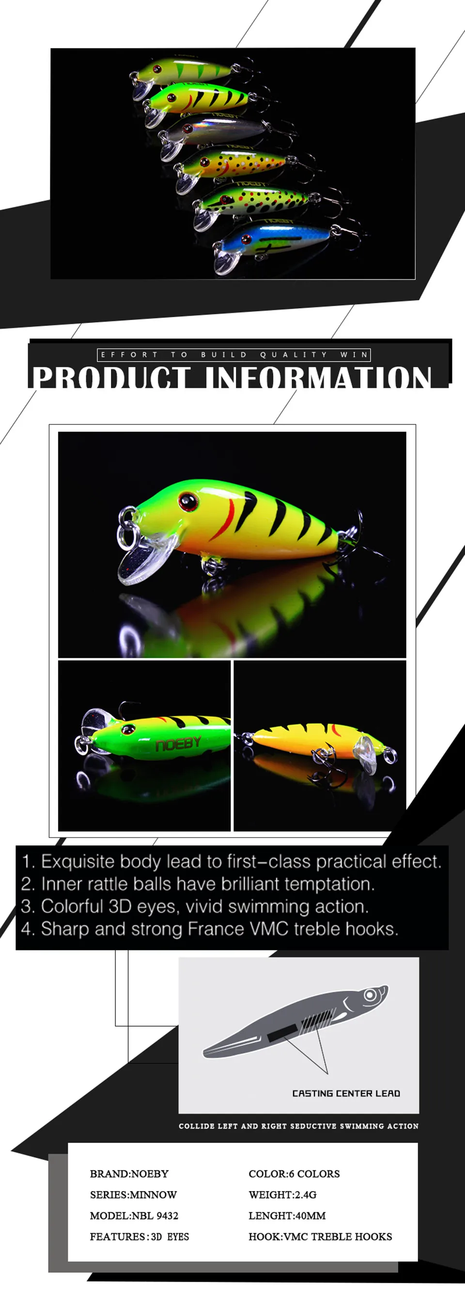 High Quality hard bait