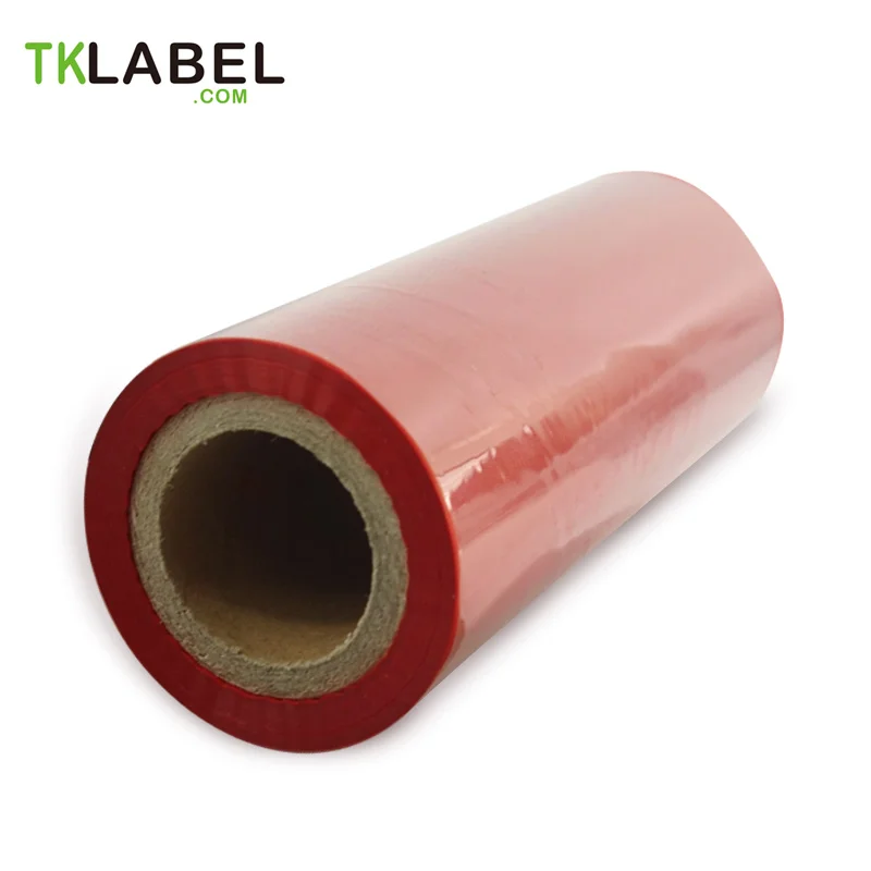 Red Color Thermal Transfer Ribbon 110mm x 100 metersResin ribbon for
