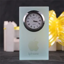 Дизайн k9 свадебный сувенир Кристальный серебряные часы настольные часы с Вырежьте для сувенирный подарок