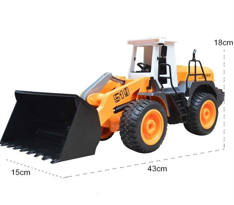 1:16 RC грузовик 2,4 г бульдозер с дистанционным управлением RC Engineering раскопок бульдозер модели автомобилей для детей игрушки хобби
