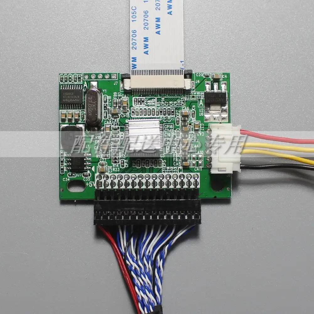 Плата преобразователя сигнала LVDS EDP для панели Φ 20455 30PIN 5V|Промышленные компьютеры