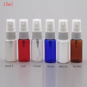 

50pcs 15ml Empty Perfume Sprayer Pump Container Mist Spray PET Bottles Travel Cosmetic Container Packaging