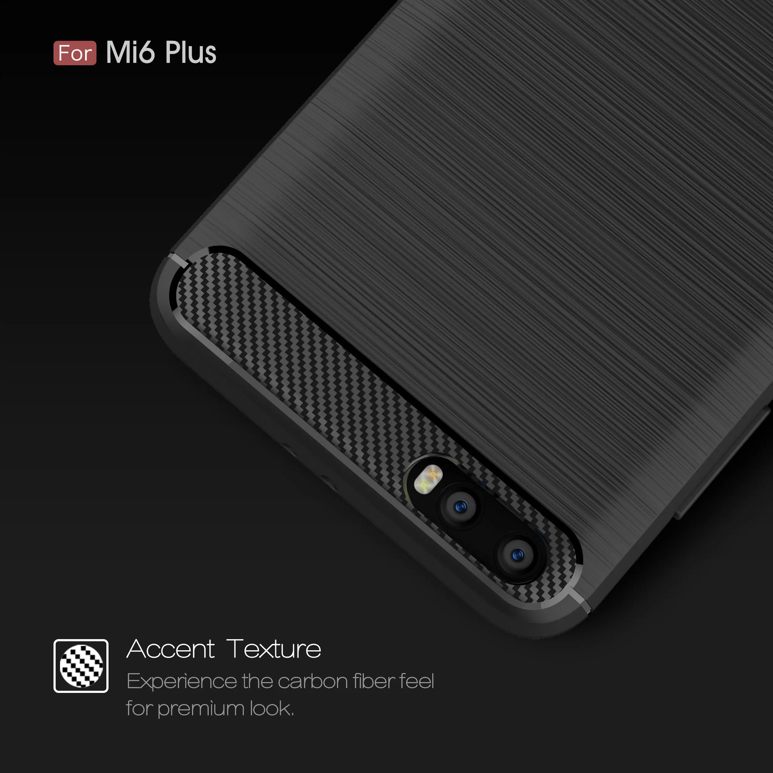 TPU чехол для Xiaomi mi 6 плюс углеродного волокна Обложка Для Сяо телефон случаях |