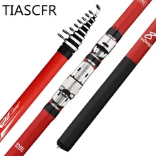 Fishing-Rod Power-Telescopic Sea-Boat Carbon-Fiber Rock Travel Portable Tough Rotary