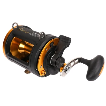 

Haibo Sword 640 Long Casting Boat Baitcasting Fishing Reel Carbon Drag Sea Big Game Drum Trolling/Jigging reel 6BB 4.3:1