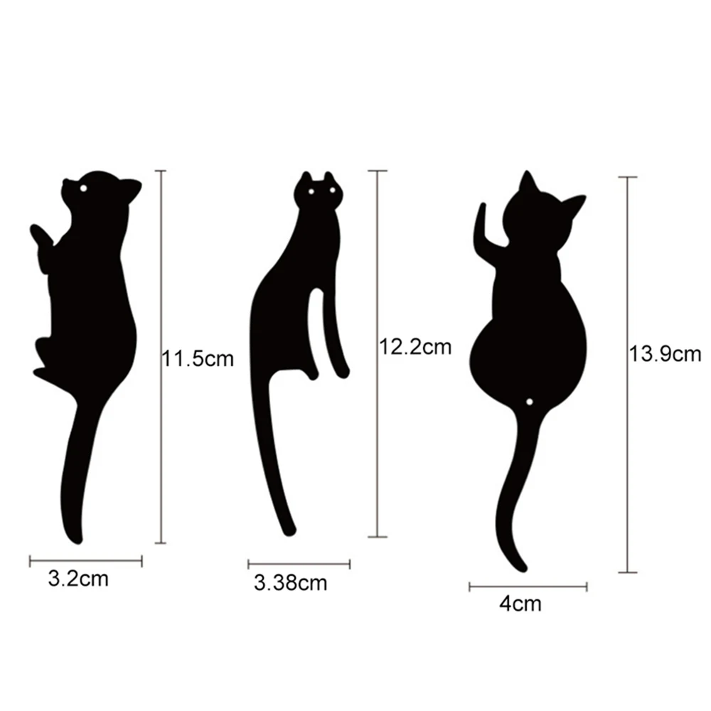 

3pcs/set Cat Tail Shaped Kitchen Wall Door Metal Hook Key Hanger Decorative Holder Clothes Storage Rack Tool