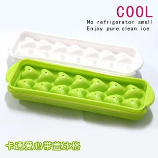  Free Shipping (10pcs/lot) Freeze Ice Cube Tray Mold Maker Heart style ice maker ice resin mould polymer clay molds 14 love 