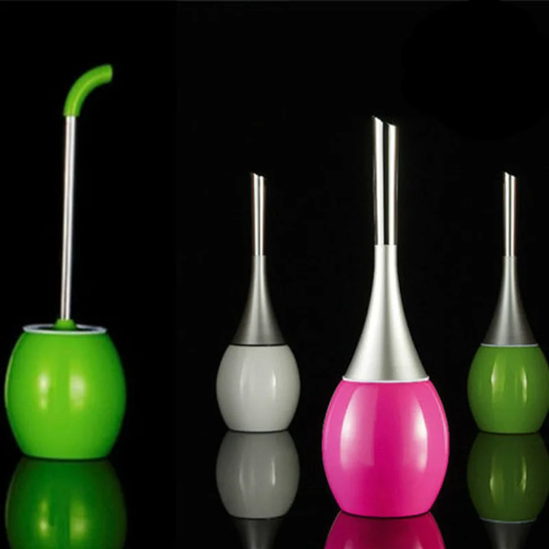 Multi Colors Bathroom Cleaning Brush Holder with stand Set Bathroom