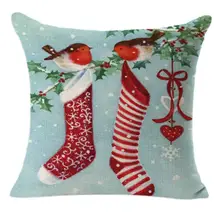 Горячая Распродажа модный Рождественский льняной квадратный бросок льняная Подушка Чехол для декоративных подушек чехол только для вас