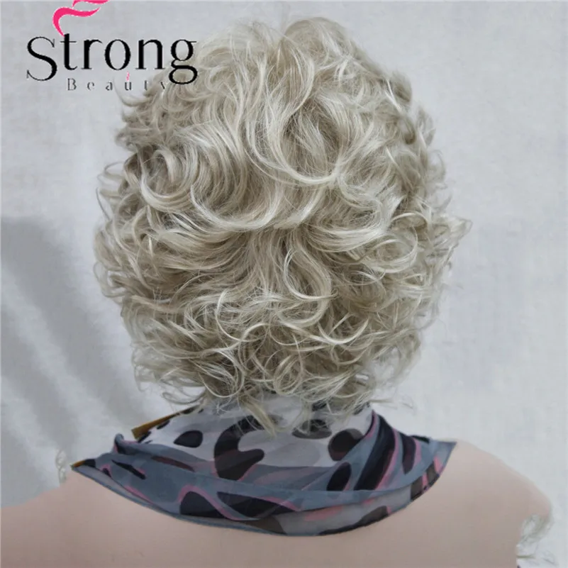 E-1560A 15BT613 sexy curly Blonde mix with strawberry blonde highlight 14 women' synthetic wig (2)