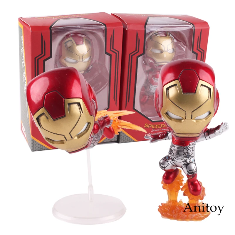

Iron Man Collection Set Cosbaby Bobble Head PVC Action Figure Model Toy Gift 13 cm