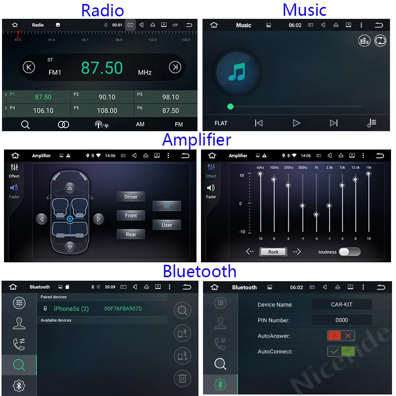 Discount Android 8.0 Car Multimedia Player GPS Autoradio 2 Din 7 Inch For Ford/Mondeo/Focus/Transit/C-MAX/S-MAX/Fiesta 4GB RAM Radio PC 55