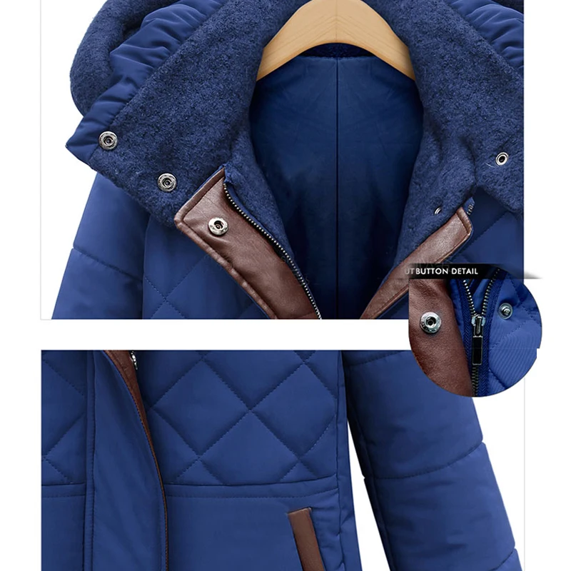 2018 Fashion Winter Jacket Women Down Jackets Coat Female Hooded Parkas for Women Winter Warm Outerwear Coats 50