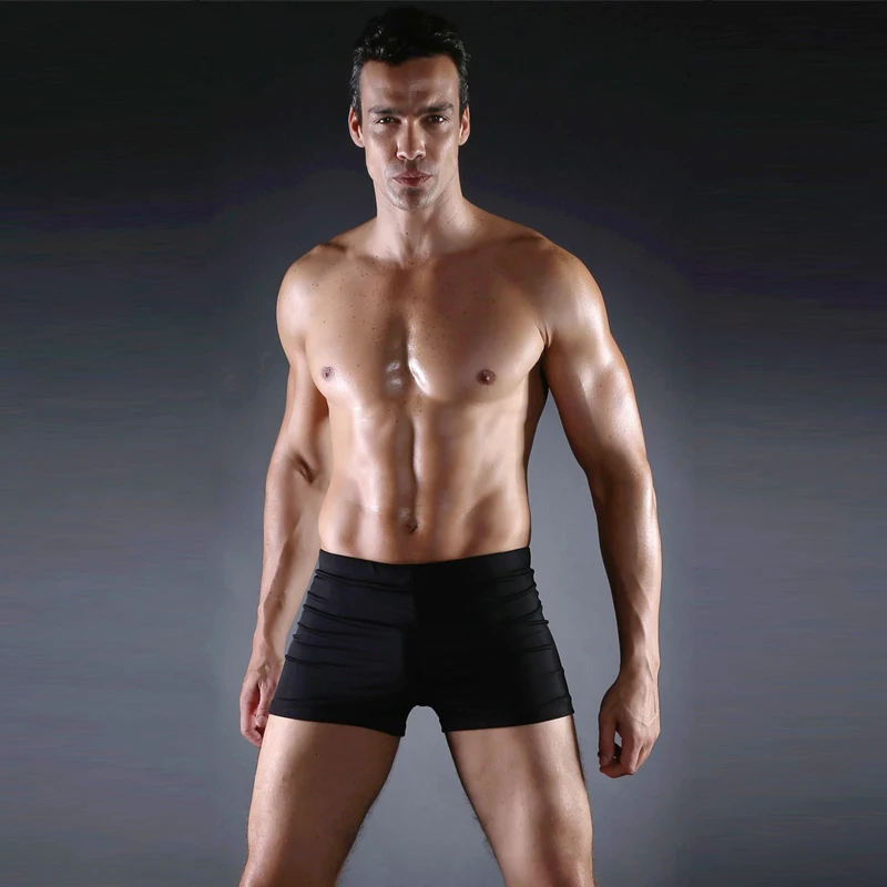 mens black swimwear