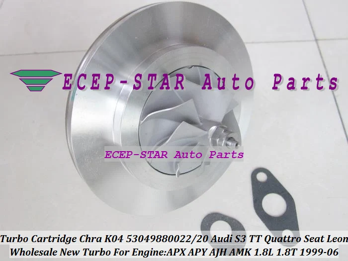 Turbo Cartridge CHRA Turbocharger K04 53049880022 53049880020 For AUDI S3 TT Quattro Seat LEON 1.8T 1999-06 APX APY AJH AMK 1.8L (7)