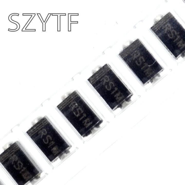 RS1M FR107 1000 V/1A smd выпрямитель с быстрым восстановлением диоды для подавления