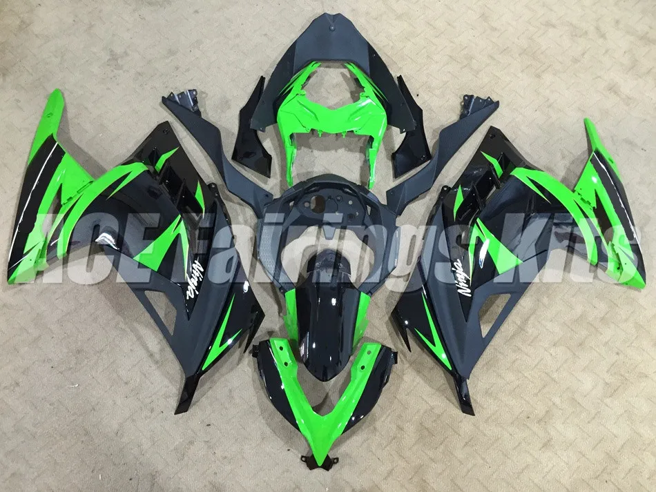 

New Motorcycle Injection Abs Fairing Kit Fit for kawasaki EX300 2013 2014 2015 Ninja300 13 14 15 EX 300 Body set green black