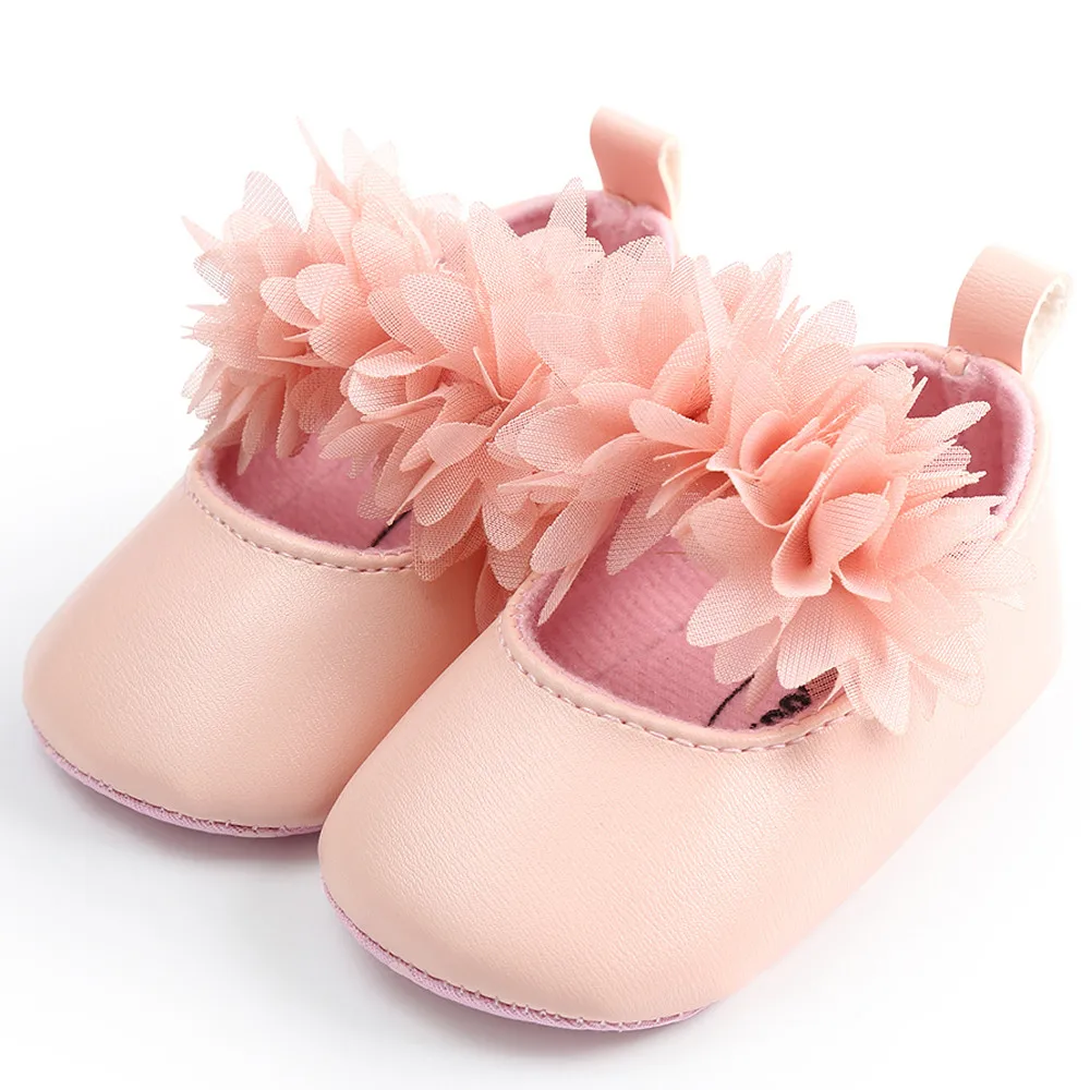 LONSANT малыша обувь для девочек принцесса цветок Мода слипоны обувь для девочек кожа малыша первые ходунки Весна детская обувь
