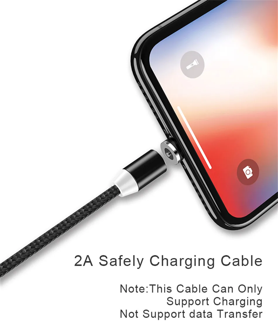NOHON светодиодный магнитный кабель для зарядки Micro USB телефонный кабель для samsung S7 S6 S5 Note5 для Xiaomi 4 X Магнитный кабель для быстрой зарядки 1 м
