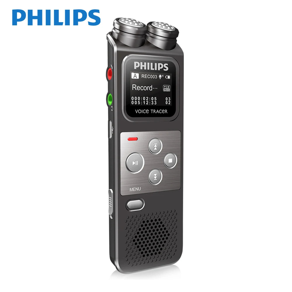 PHILIPS Newest Dual Mic Digital Voice Recorder