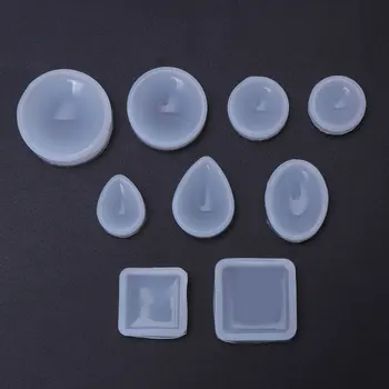 

Silicone Mold Round Mirror DIY Jewelry Making Pendant Cake Decoration Handmade