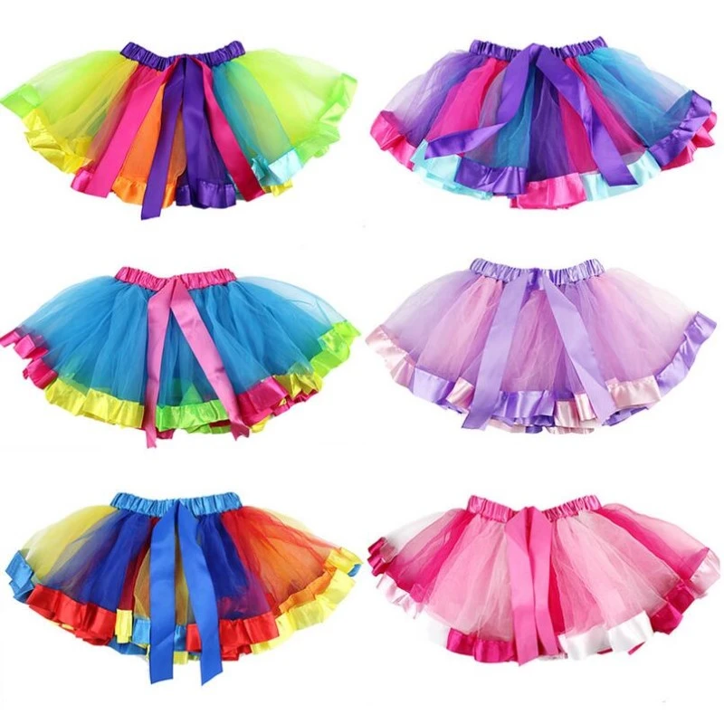 colorful tutu skirt