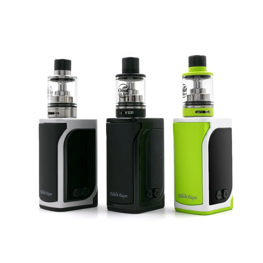 

Electronic Cigarette Vape Eleaf IStick Kiya with GS Juni TC Kit 50W Box mod 1600mAh Battery 2ml GS Juni Atomizer vs istick pico