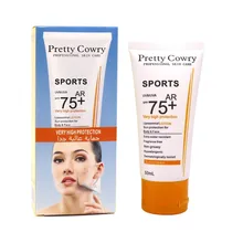 Солнцезащитный крем для лица 75+ безмасляный радикальный отжиматель антиоксидант антисолнцезащитный дневной крем 50 мл уход за кожей