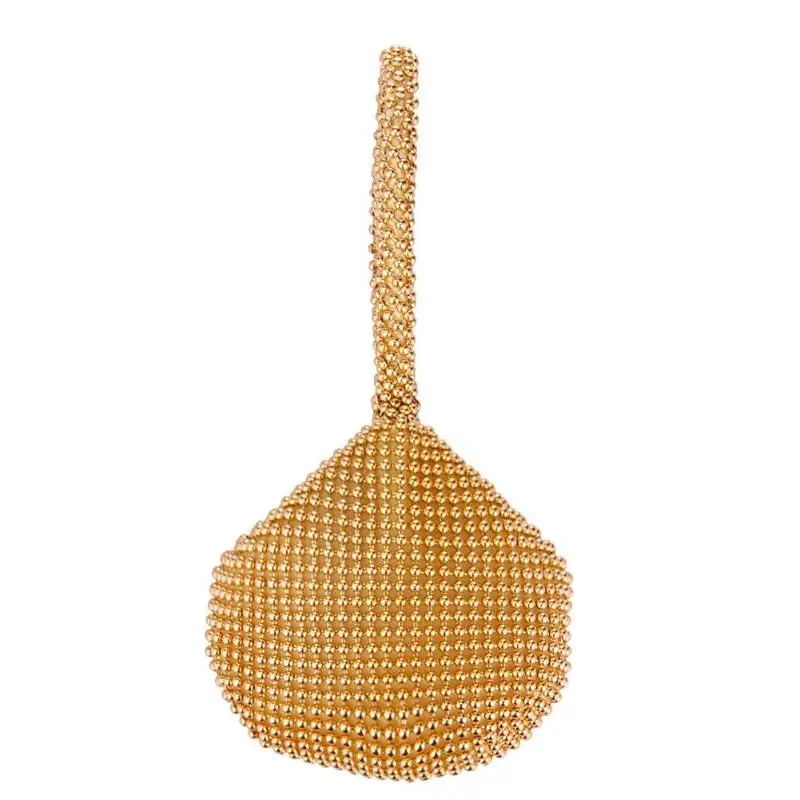 

Rhinestones Women Metal Evening Clutch Bag Fashion Lady Female Diamond Super Mini Handbag For Wedding Bag