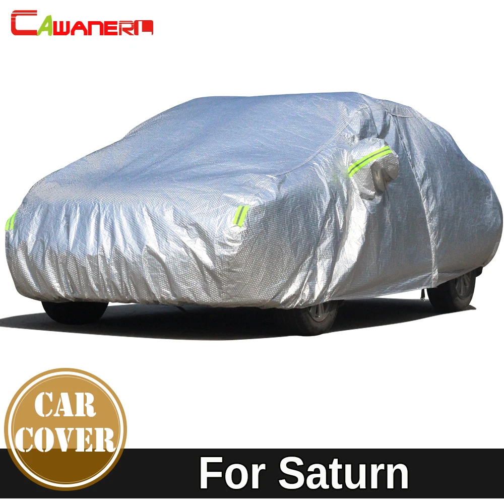 

Cawanerl For Saturn L-Series SL SW SC Vue Thicken Car Cover Waterproof Anti-UV Sun Snow Hail Rain Dust Protect Cotton Auto Cover