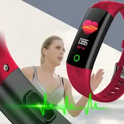 S5 Bluetooth Smart Band Цвет Экран сердечного ритма крови Давление монитор Шагомер Браслет Фитнес умный кольцо руки