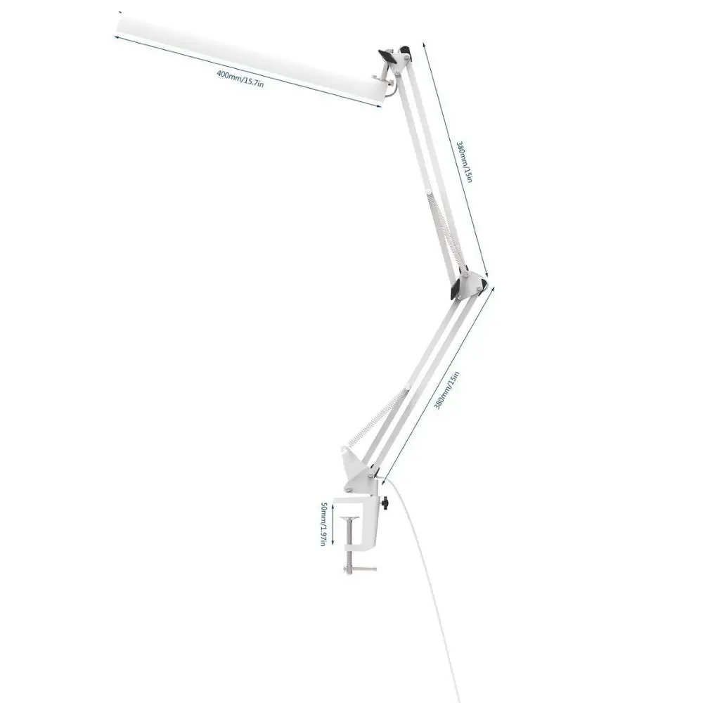 Светодиодная длинная Настольная лампа с регулируемым светом|arm desk lamp|desk lampswing arm