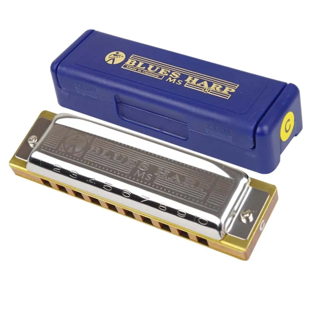 Hohner MS серия блюз Арфа 532/20 диатоническая губная гармоника 10 отверстий 20 Тон рот орган блюз Арфа Ключ C Музыкальные инструменты