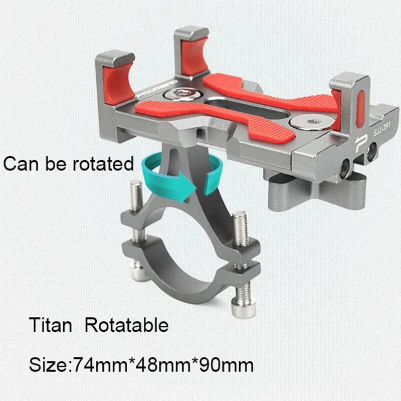  Promend Aluminium Legierung Fahrrad Telefon Halter 4-64 Inch Handy Gps Halterung Halter Fahrrad Tel