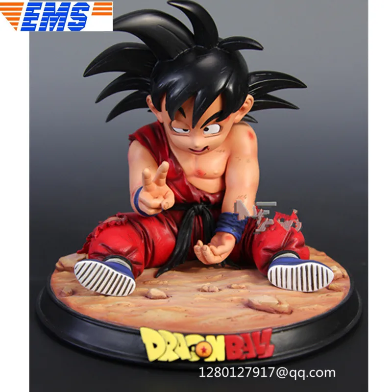 kid goku statue