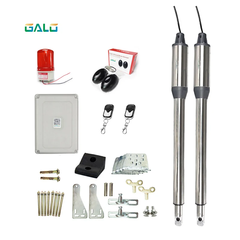 Remote control amount optional Swing Gate Opener Access Control Automation System Remote control turned on 50m ,