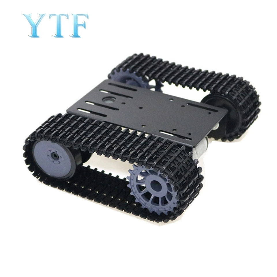 

Arrival mini T101 Smart Robot Tank Chassis Tracked Car Platform with 33GB-520 Motor for Arduino DIY Robot Toy Part