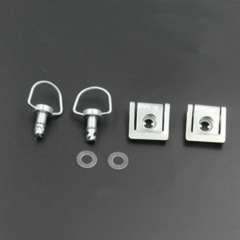 

Silver Motorcycle Quick Release D-ring Turn Race Fairing Fender Clip Fastener Screws For Aprilia Honda Kawasaki Chrome