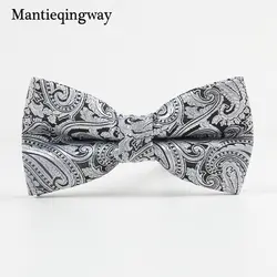 Mantieqingway Для мужчин S с цветочным принтом бабочкой Средства ухода за кожей шеи одежда мода Средства ухода за кожей шеи галстук для Для мужчин