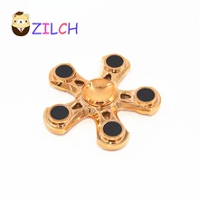 EDC золото импорт Высокоскоростной медный подшипник Finger Spinner ручной Спиннер гироскоп EDC ADHD время вращения длинный антистресс