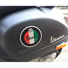 Горячая эмблема мотоцикла значок наклейка 3D танк колеса логотип наклейка для vespa
