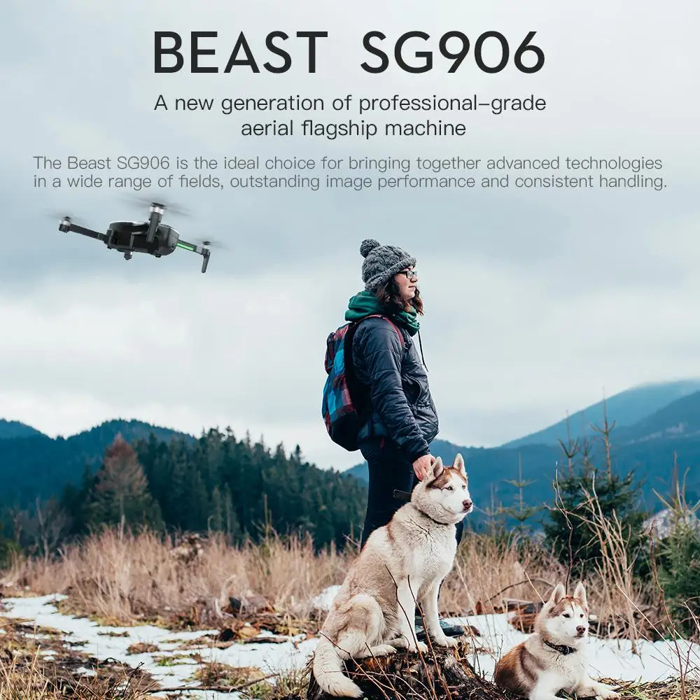 ZLRC Beast SG906 gps 5G wifi FPV с 4K Ультра прозрачная камера бесщеточный селфи складной Радиоуправляемый Дрон Квадрокоптер RTF