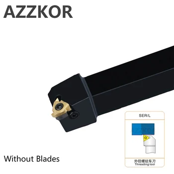 

AZZKOR External Thread turning Tools Cutting Bar SER1212H16 Lathe Cutter Wholesale Carbide inserts CNC Holder Tool SER2020K16