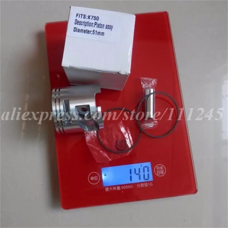 PISTON KIT 51MM HUS K750 K760 11