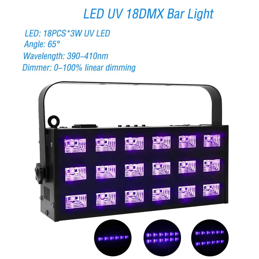

Antikue 30W Stage Light Violet LED Bar Laser Projection Lighting Led DMX Line Bar Wash Stage Light