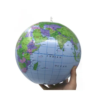 

30cm Inflatable Globe World Earth Ocean Map Ball Geography Learning Educational Beach Ball Kids Toy home Office Decoration